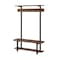 Alaterre Furniture Pomona Entryway Hall Tree with Bench, Shelves & Coat Hooks, Depth: 14 AMBA2820 - alternate 1